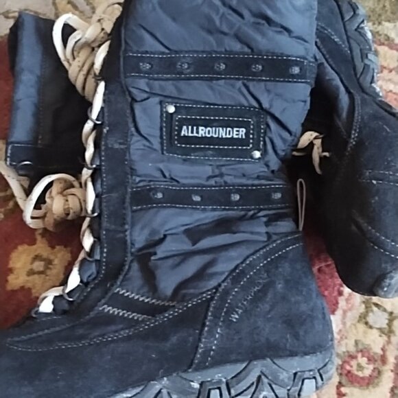 MEPHISTO Allrounder Black Boots 7.5 - Picture 3 of 5